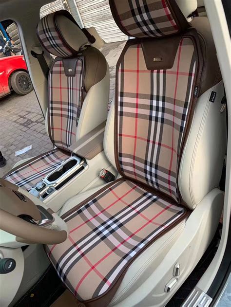 burberry car interior.